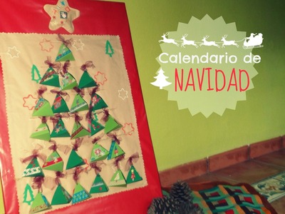 Manualidades: Calendario de Adviento o Navidad DIY