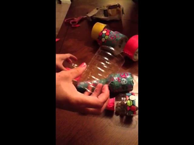 Maracas hechas con botellas d agua ( reciclando)