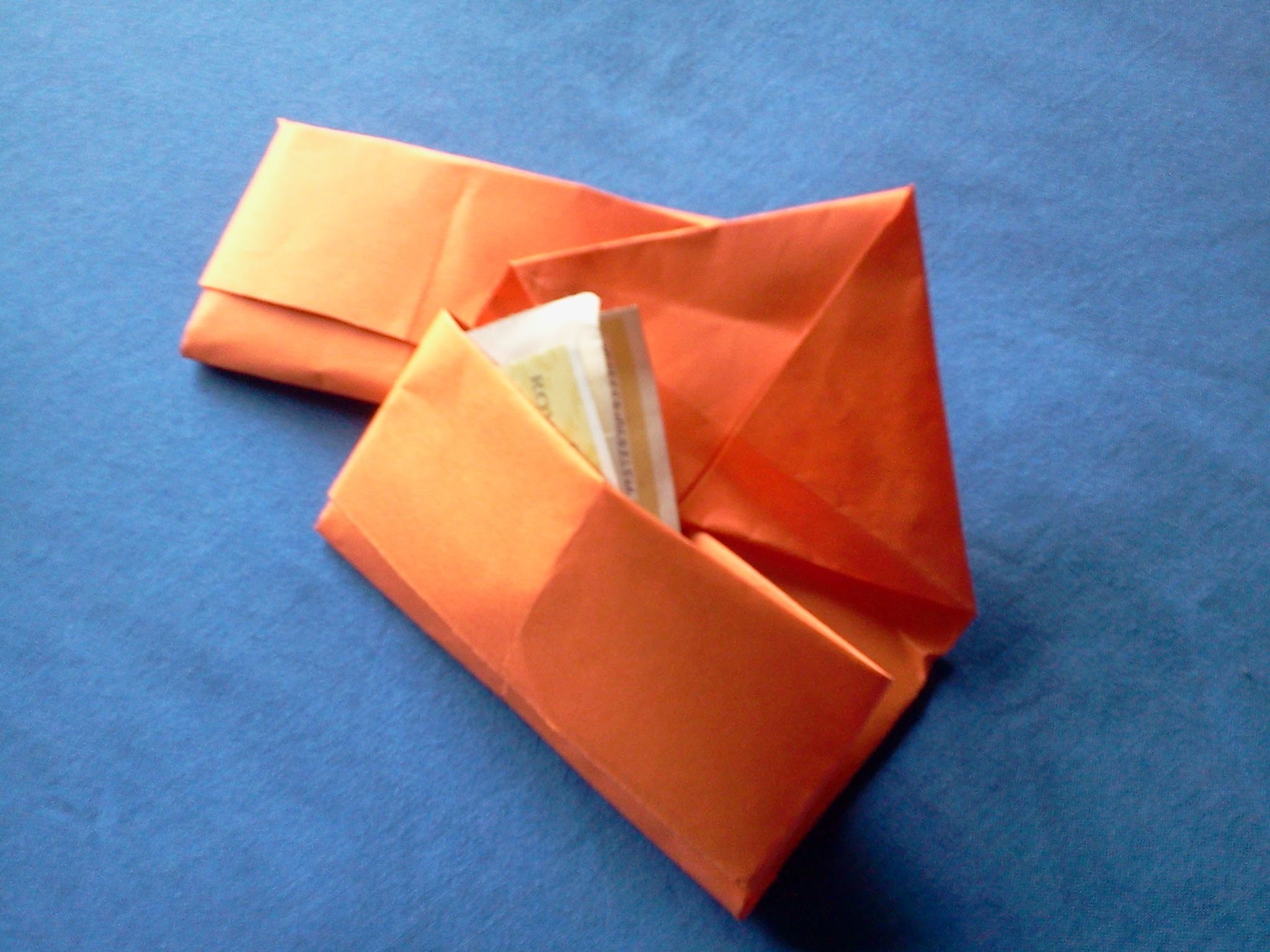 Paper purse - Como hacer un monedero de papel
