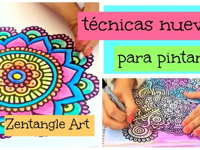Técnicas para pintar Zentangle Art | DIY
