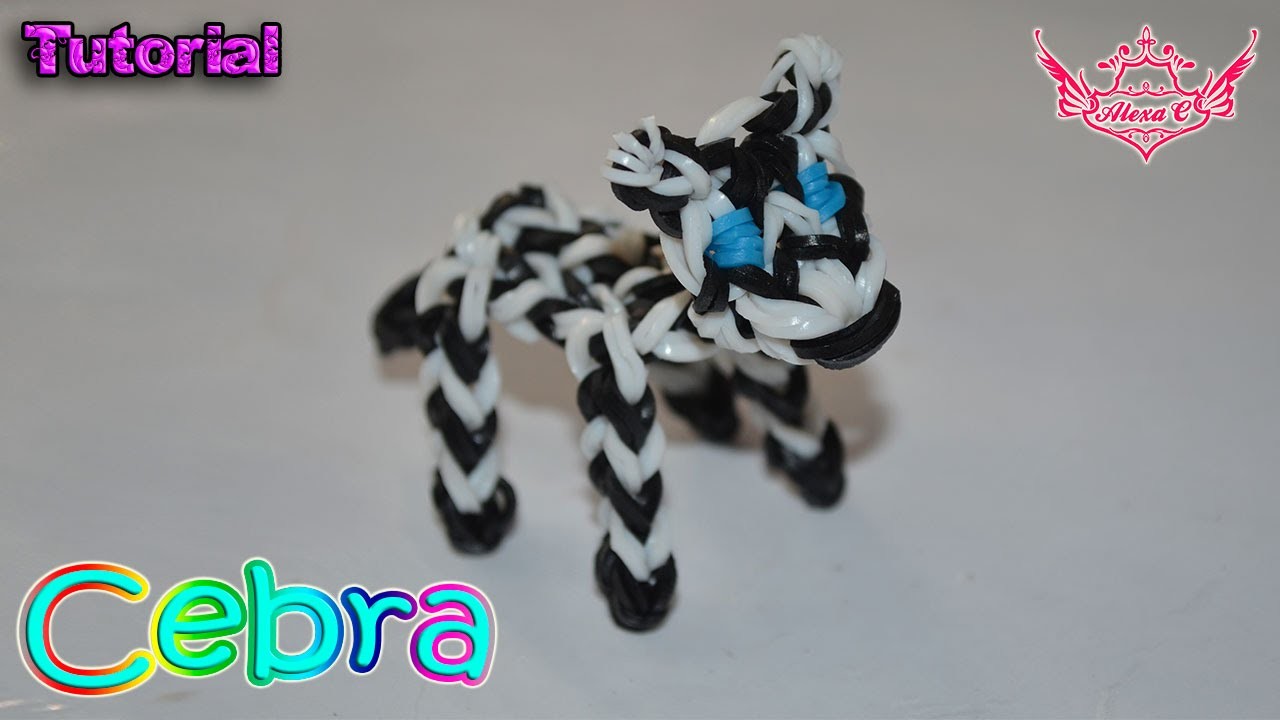 ♥ Tutorial: Cebra en 3D (sin telar) ♥