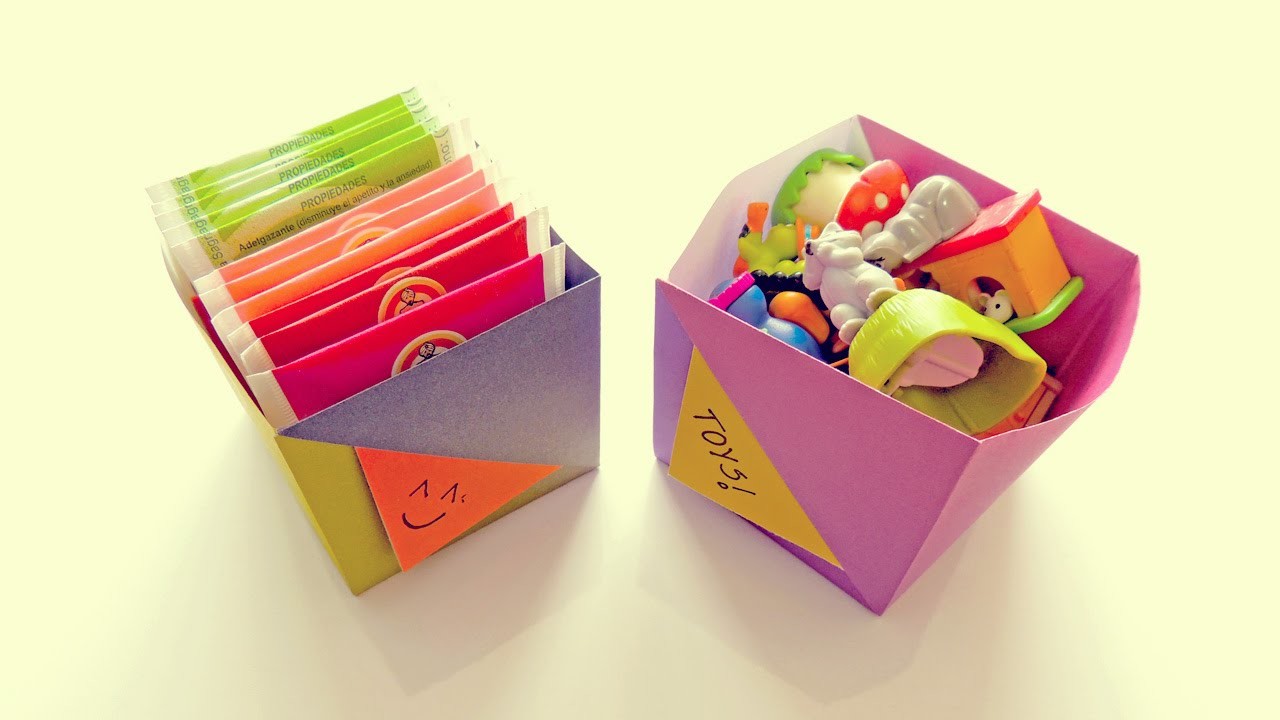 Caja en Origami | Manualidades - DIY