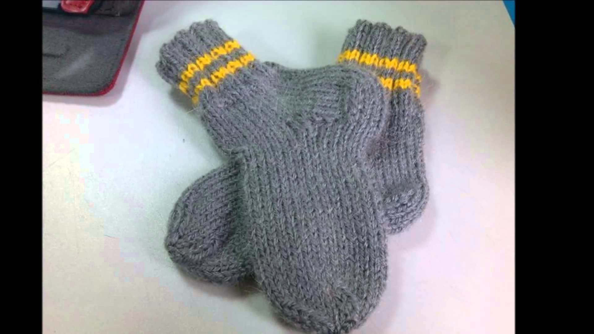 Calcetines para niños tejidos a crochet