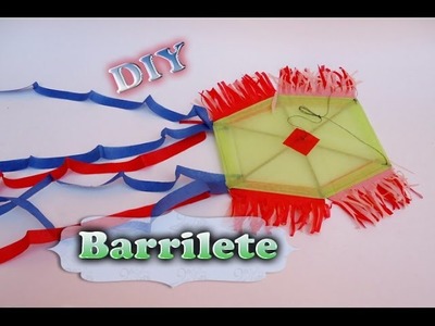 Como Hacer un Barrilete, cometa o papalote | DIY | manualidades para niñ@s