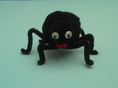 Como hacer una araña para Halloween.