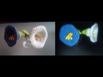 DIY: Como hacer una flor Campanilla a ganchillo