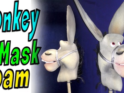Horse mask - disfraces - Donkey foam - burro en goma espuma