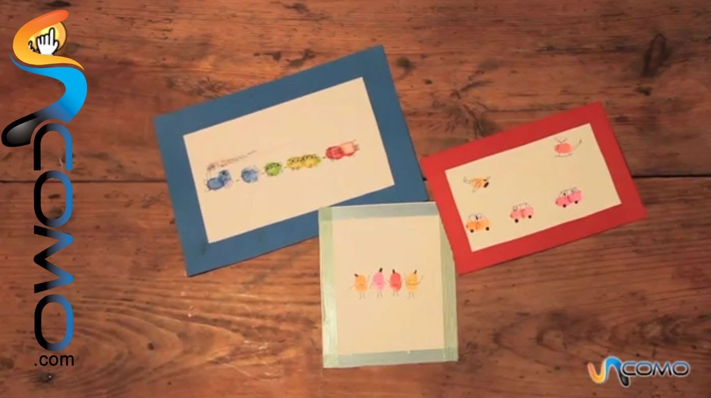 Cómo hacer dibujos con los dedos para niños