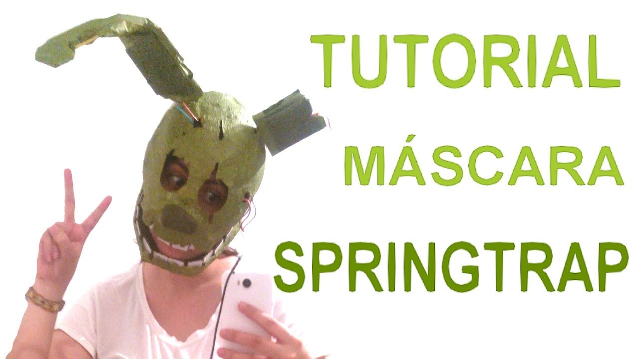 Cómo hacer la máscara de Springtrap - FNaF 3