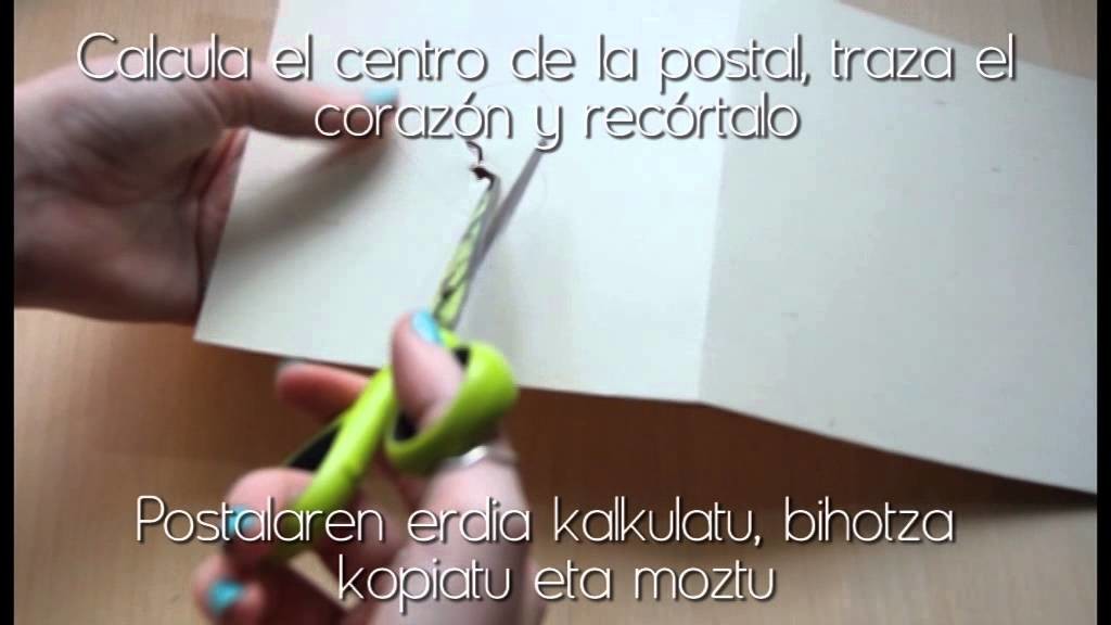 DIY || Postal corazón de quilling. Quilling-eko bihotz postala || HaizegoaYT