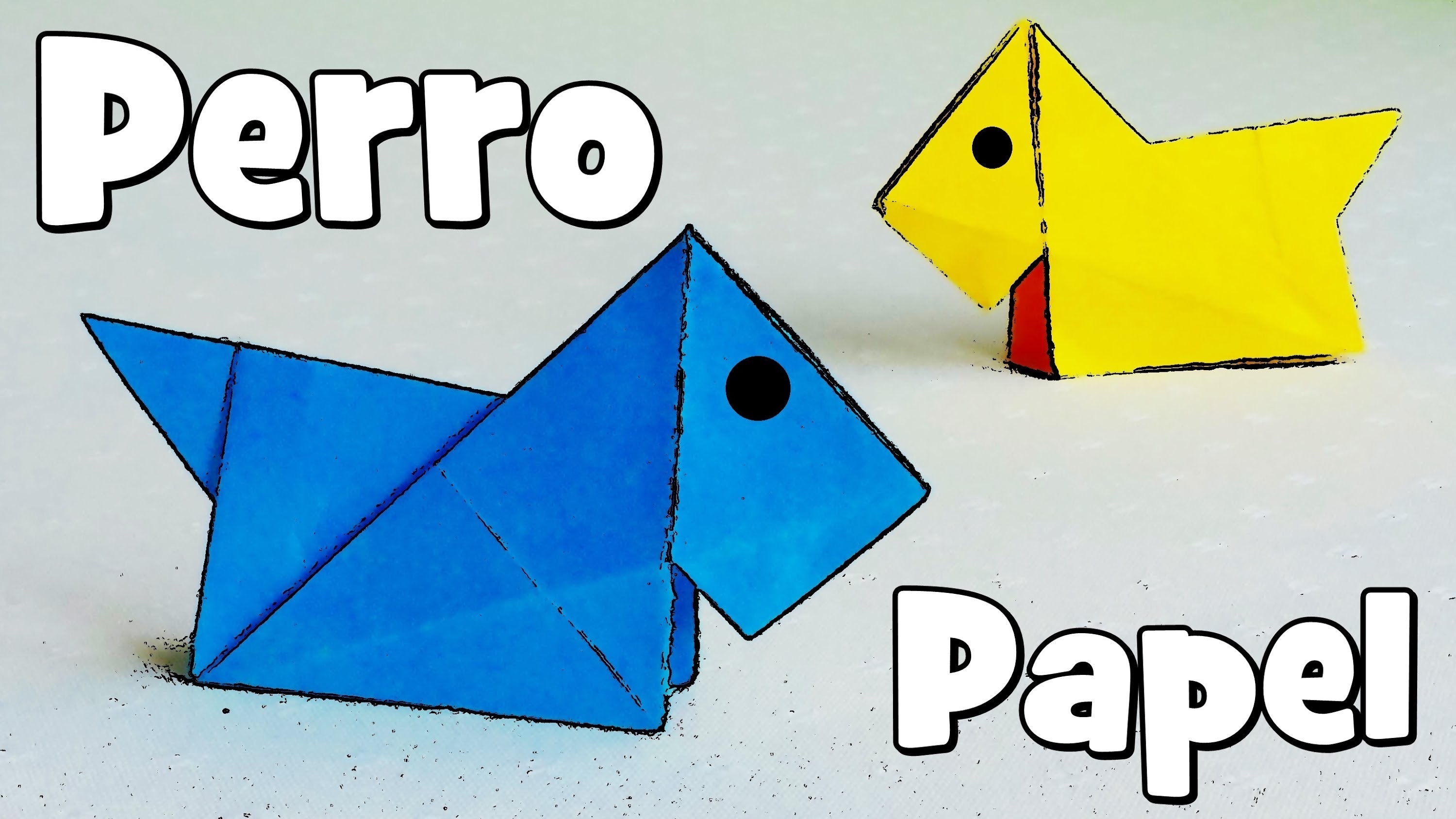 Perro de Papel - Origami
