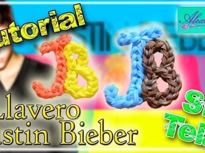 ♥ Tutorial: Llavero Justin Bieber (JB) de gomitas (sin telar) ♥