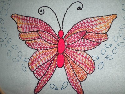 Bordado Fantasía Mariposa # 2