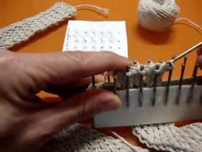 CINTURÓN PUNTO CRUZADO TELAR RECTANGULAR