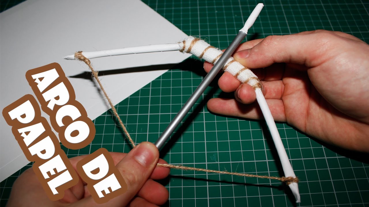 Cómo hacer un arco de papel | Armas Caseras Faciles!