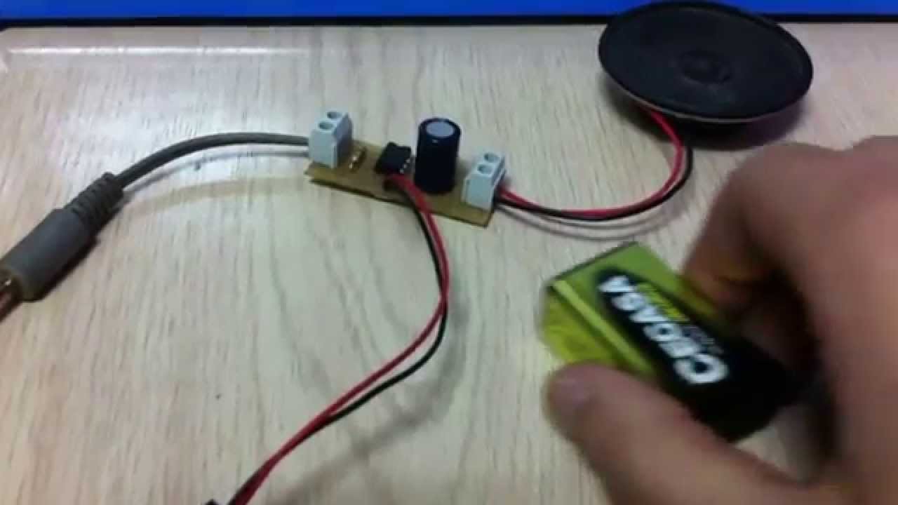 Como hacer un mini amplificador de sonido Parte 1