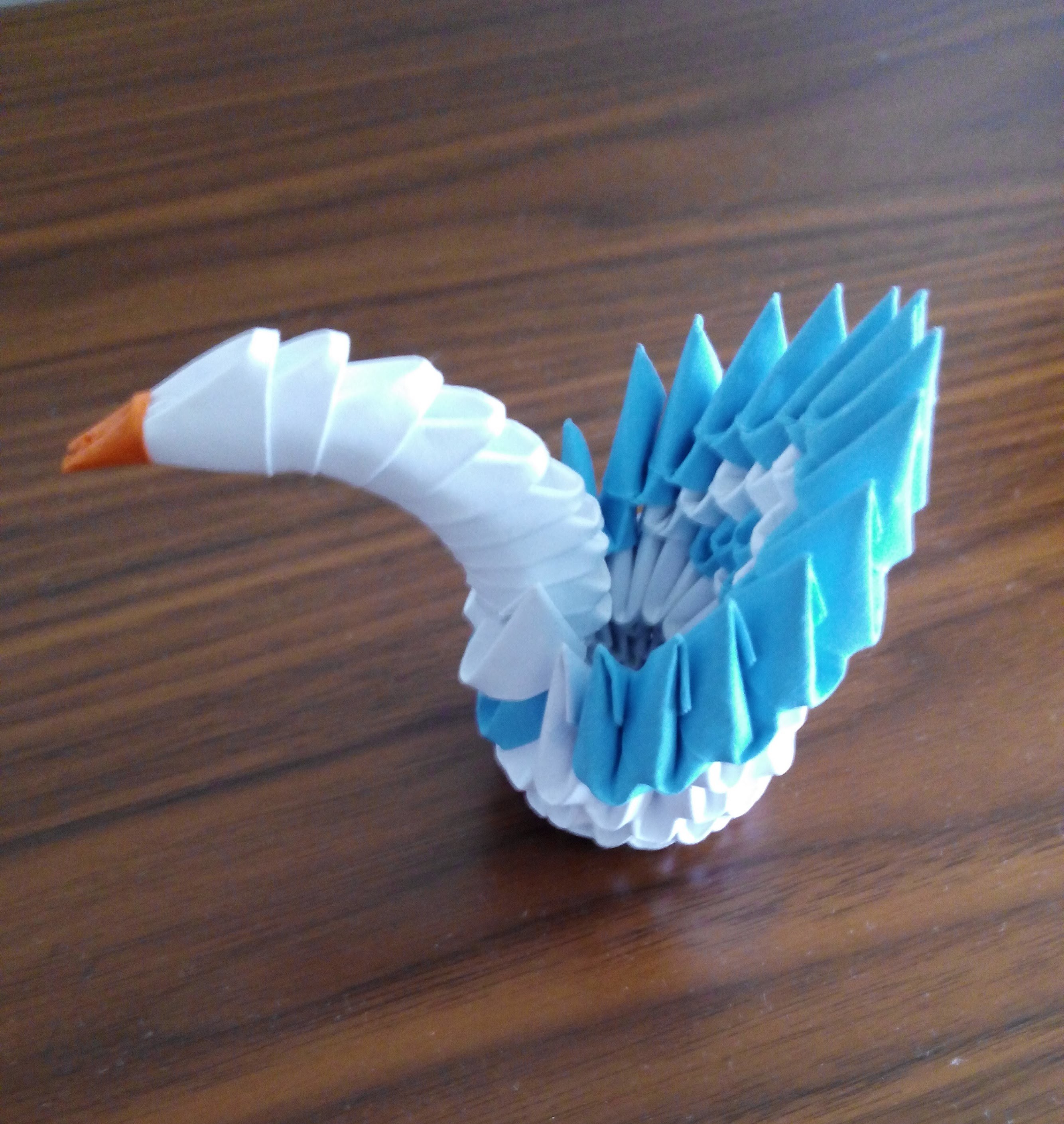 Como hacer un minicisne con origami 3d Origami3
