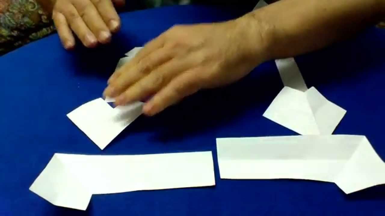 Como hacer una cruz y altar con una hoja de papel