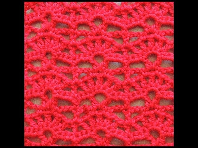 Crochet : Punto Abanico # 6