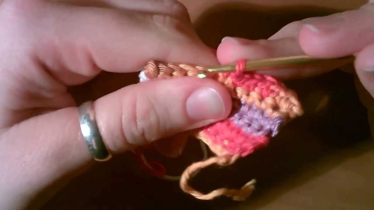 Ganchillo crochet. Como hacer aumentos y diminuciones