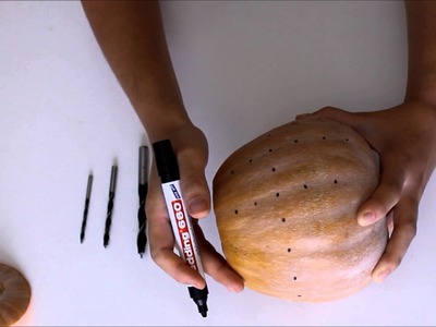 Halloween: Cómo hacer una calabaza muy original usando taladro de pared