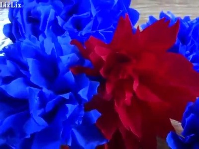 Hazlo tu mism@ DIY 20 : Flores de Papel Crepe + Flores faciles
