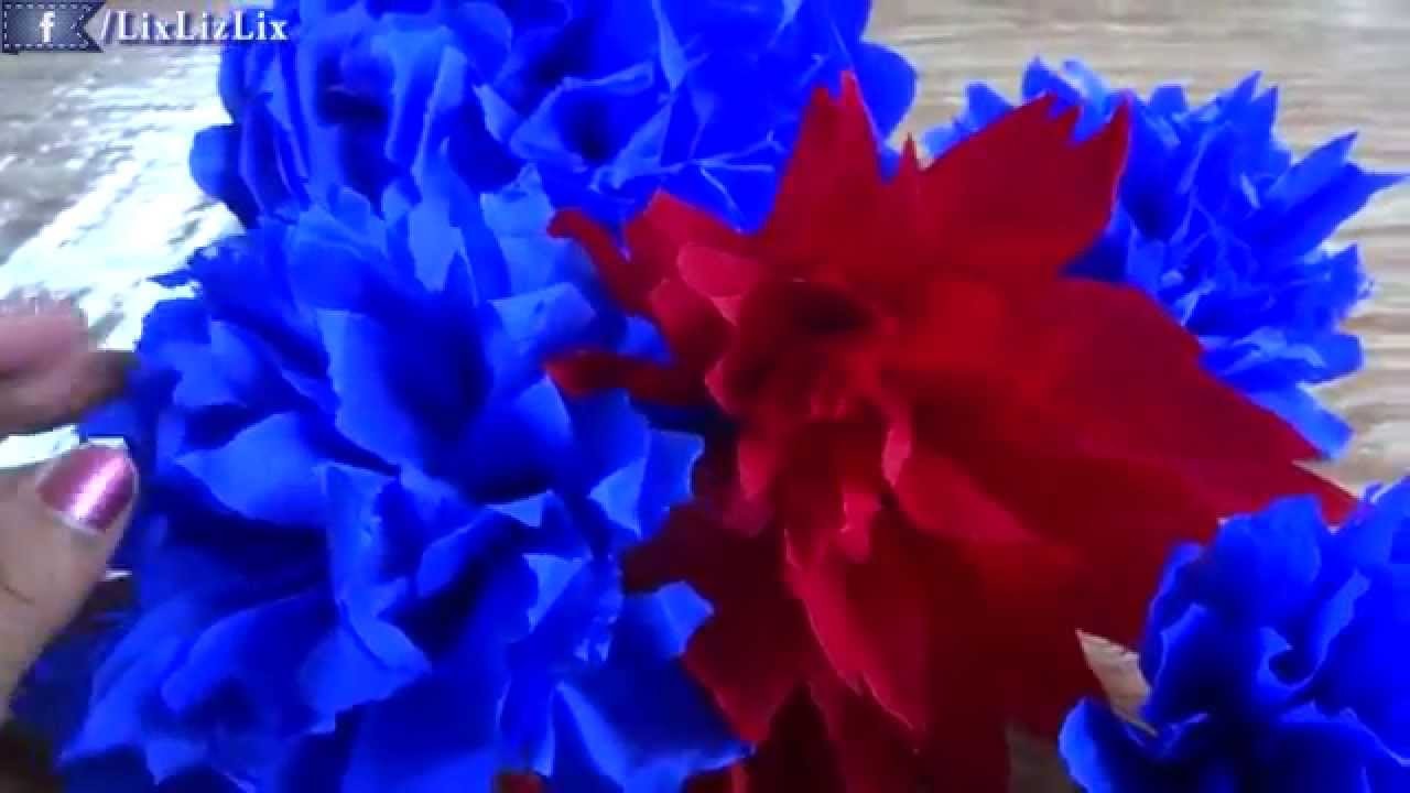 Hazlo tu mism@ DIY 20 : Flores de Papel Crepe + Flores faciles