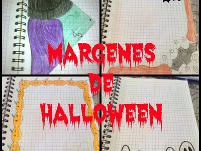 Margenes para tus cuadernos Halloween.ϝҽʅιȥ ɳσƈԋҽ ԃҽ Ⴆɾυʝαʂ