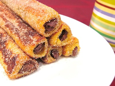 Rollitos de Nutella y Canela | Nutella French Toast Rolls