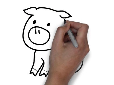 Cómo dibujar un cerdo