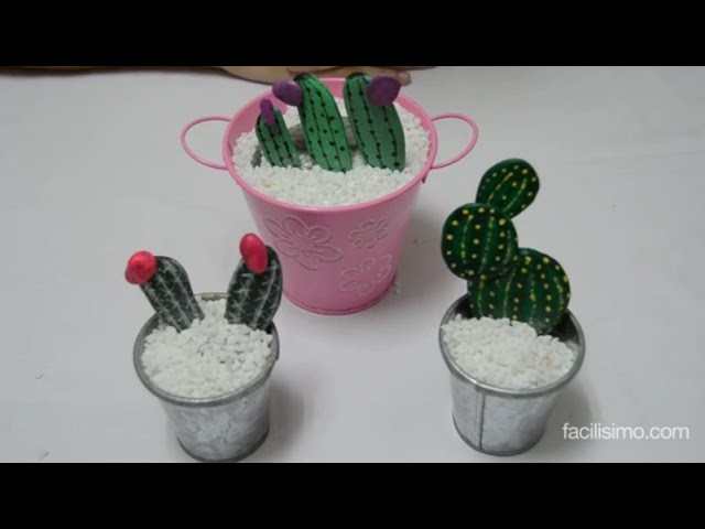 Cómo hacer cactus con piedras | facilisimo.com