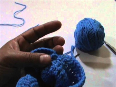 Cómo tejer un porta gafas a gancho o crochet. Parte 2.