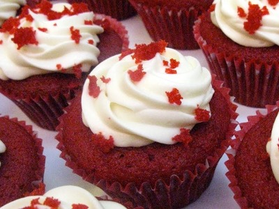 Cupcakes de Bizcocho Red Velvet Autenticos