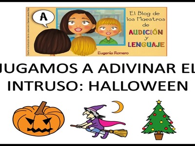 Jugamos a Adivinar el Intruso Halloween - Juego educativo para niños