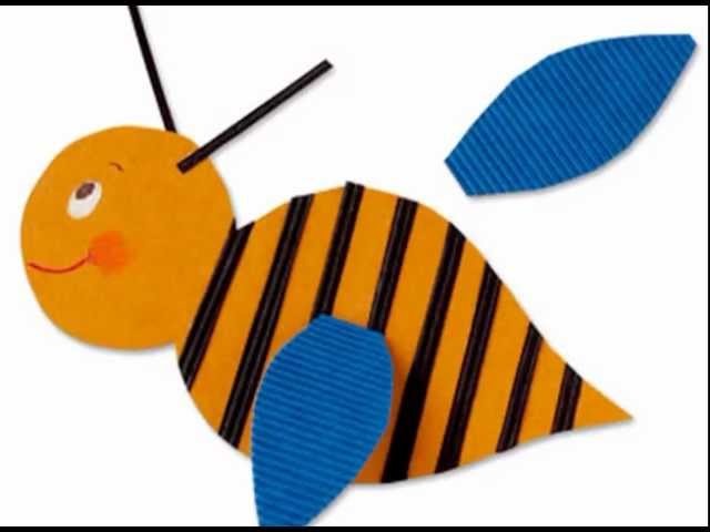 Manualidades para niños: abeja de cartulina