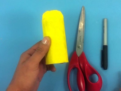 Pulpo con tubo de papel higiénico - Manualidades divertidas para niños