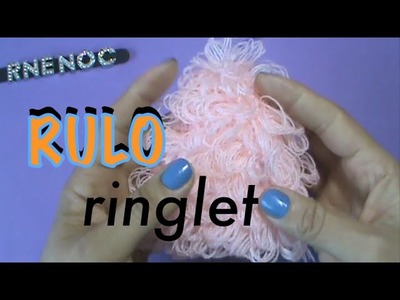 Triángulo Punto Alto Rulo, Ringlet Ganchillo Crochet