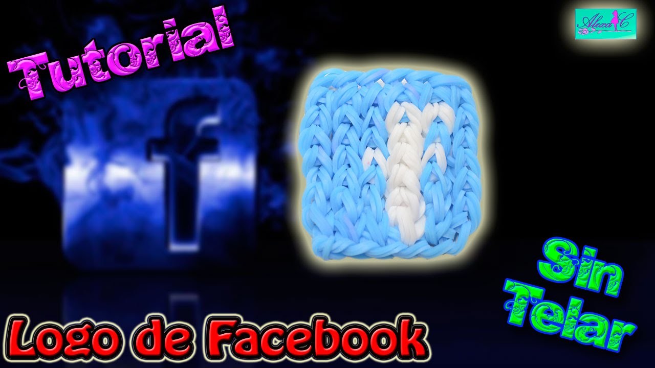♥ Tutorial: Logo de Facebook de gomitas (sin telar) ♥