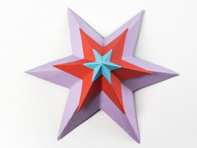 Cómo hacer estrella decorativa en 3D