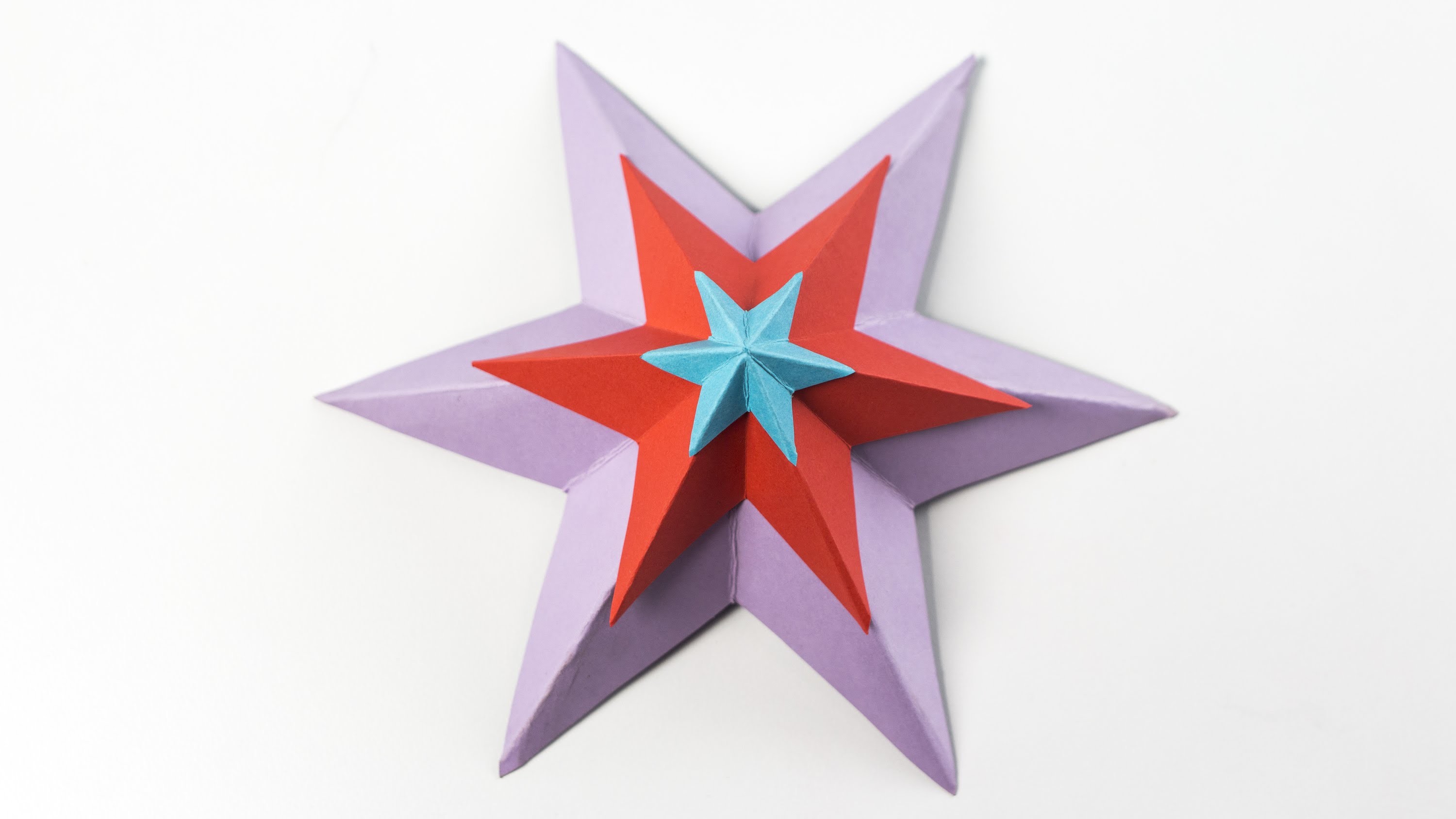 Cómo hacer estrella decorativa en 3D