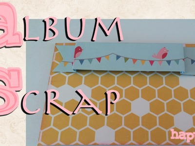 Decorar album de scrap con una bonita banderola