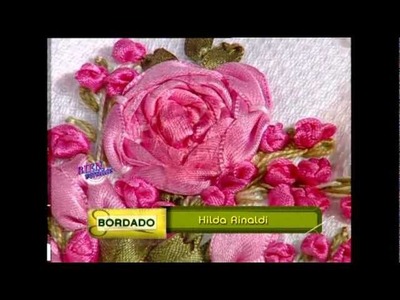 Hilda Rinaldi - Bienvenidas TV - Toallas bordadas con Cintas