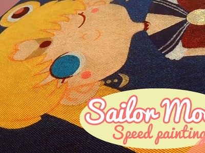 ♡ Sailor Moon ♡. Speed painting. Painting process By Piyoasdf