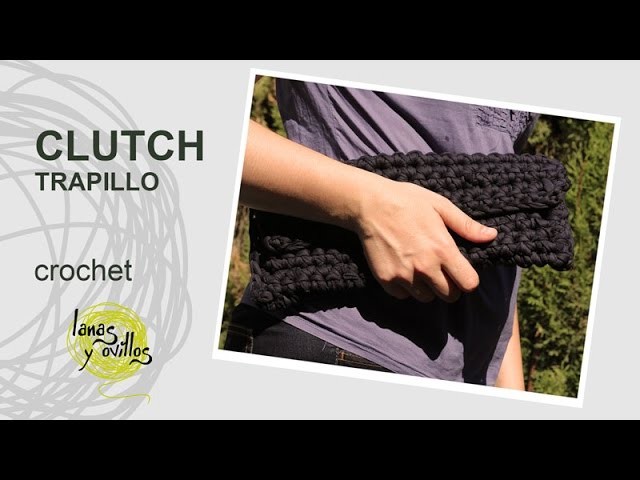 Tutorial Clutch o Bolso Fácil Principiantes a Crochet o Ganchillo en Español