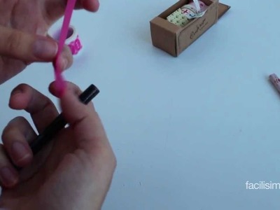 Cómo decorar un lápiz con washi tape | facilisimo.com