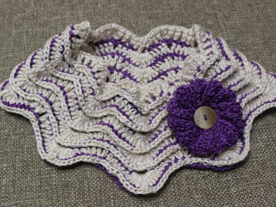 Cuello Zig Zag Crochet