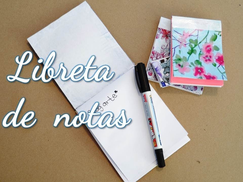 Como hacer una Lbreta de notas (DIY) | Notebook DIY