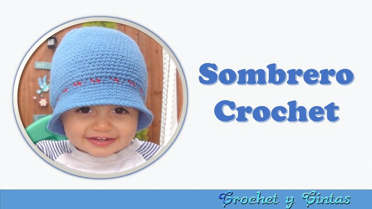 Sombrero – Gorro crochet (ganchillo) verano para niño
