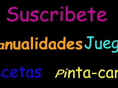 Suscribete a todoinfantil y consigue plantillas(Subscribete to everything the infantile one)