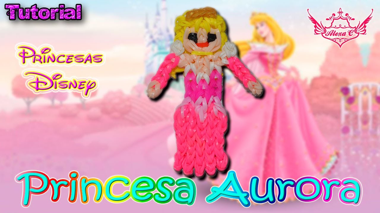 ♥ Tutorial: Princesa Aurora [Princesas Disney] (sin telar) ♥